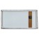 Carty clock is wall-mounted, on canvas, interior, silent "leopard", 40 x 76 cm