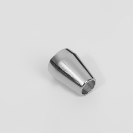 Tip for a cord, d = 5 mm, 4 pcs, silver color-2