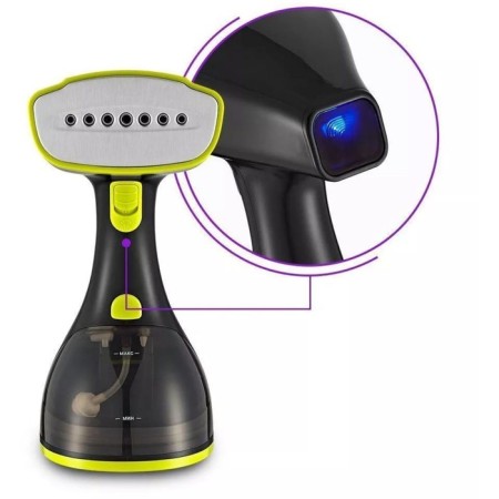 Manual steamer KT-9121-2, 1000 watts, 75 ml, 17 g/min, black-salan-3