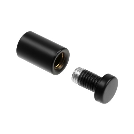 Remote holder for signs, 16x30 mm, black color, set 6 pcs.-4