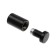 Remote holder for signs, 16x30 mm, black color, set 6 pcs.