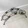 Flowers stand "Arca-3", d = 12 cm, black color