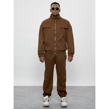 Male tracksuit, size 50, brown color