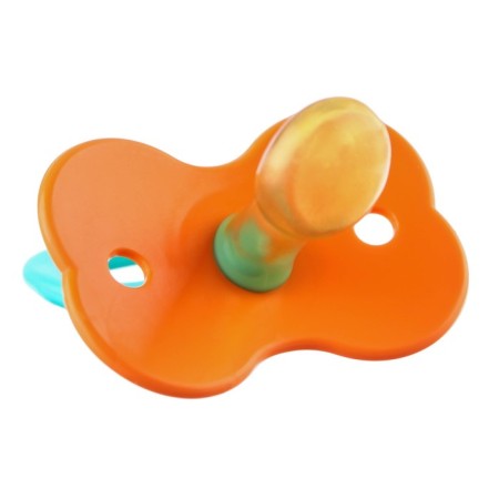 Nipple-dummy classic, latex, from 0 months, color mix-2