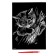 Engraving "kitten" with a metallic effect "Rainbow" A4