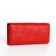 Women's wallet on magnets, red color