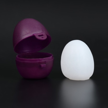 Masturbator EGG OKI-hips, embossed, in a case for storage, purple-2