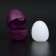 Masturbator EGG OKI-hips, embossed, in a case for storage, purple