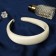 Hair rim "lira" 3 cm, beige