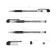 Gel pen Erichkrause G-Star Classic, node 0.5 mm, flu, black