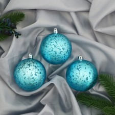 Set of balls plastic D-8 cm, 3 pcs 