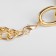 Necklace "chain" reaction, oval links, color gold, 30 cm