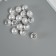 Busina for creativity plastic "Pearl ball - rose d = 1.2 cm set 16 pcs