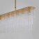 Suspended Bogate’s Allure 488/10, E14, 10x60W, 1200x170x940 mm, brass color