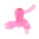 Water -cut tap Zein, with a fitting, with a flat handle, pp, with a ball mechanism, pink