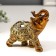 Polystone souvenir "Elephant in the rich Golden Popone" MIX 10x9x5 cm