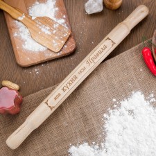 Bolshoi rolling pin with an engraving 