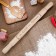 Bolshoi rolling pin with an engraving "My kitchen - my rules" 49 cm d -36 mm grab