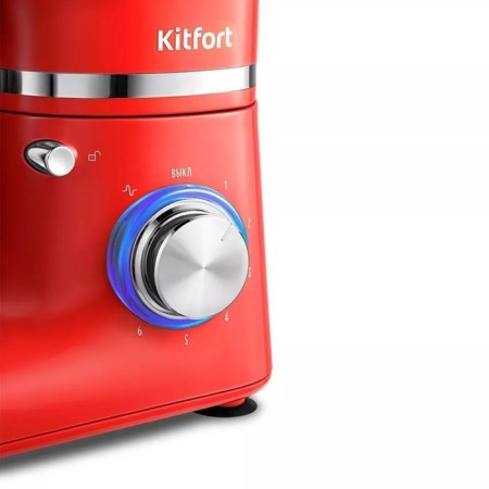 Mixer KitFort KT-3415-3, planetary, 800 W, 4 l, 6 speeds, red-2