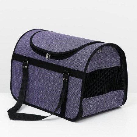 Bag - carrying for animals, with a hatch, 46 x 28.5 x 29 cm, a mix of flowers