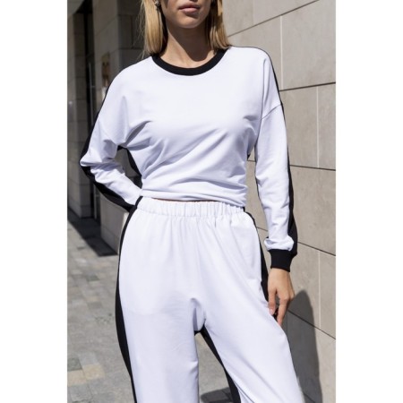 Female set: trousers, sweatshirts, size 44-3
