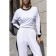 Female set: trousers, sweatshirts, size 44