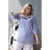 Female blouse, size 60, blue color