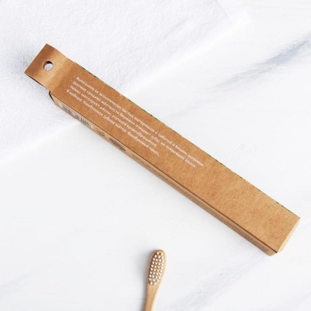 Toothbrush in the Bamboo case "Spring", 3.1 × 24.1 × 3.1 cm-1
