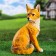 Garden figure "Fox" 35x17x22cm