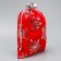 Bag gift plush “I hurry to you”, snowflakes, embossing, 20 x 30 cm +/- 1.5 cm, New Year
