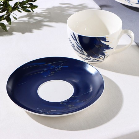 Tea steam porcelain share Ternura, 2 items: a cup 250 ml, a saucer d = 15 cm-1