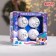 New Year's set for creativity. Christmas balls for coloring "New Year!", Set 4 pcs, d = 5.5 cm