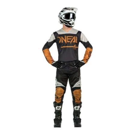 Jersey O’Neal Hardwear Surge, male, size XL, black, brown-2