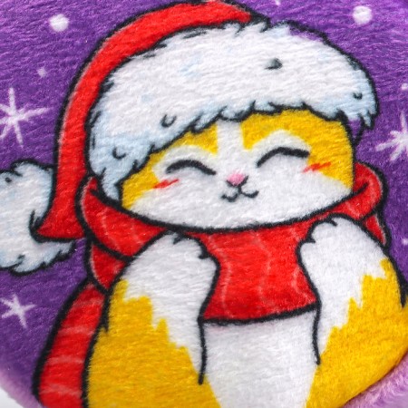 New Year. Kidly purse "Good animals", plush, color mix-6