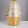 Table lamp "Sarah" 1x40W E14 white/gold 22x22x36cm