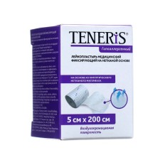Лейкопластырь бактерицидный Teneris 5 х 200 cм на нетканой основе