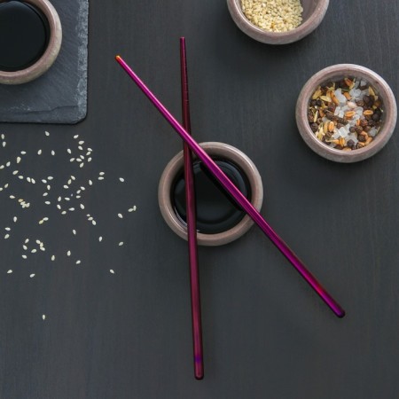 Bacchette sushi sticks, length 21 cm, purple color-2
