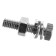 Bolt bolt master, with a hexagonal head, galvanized, Din933, M6x25 mm, 10 pcs