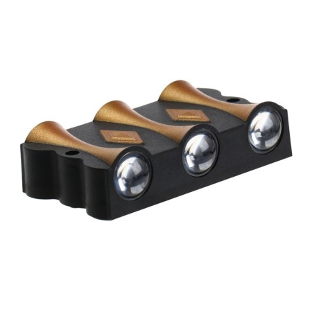 Front Fatal “Gloss”, FSD-045, 6 W, 3000K, 3 rays, IP65, 220 V, plastic, black