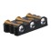 Front Fatal “Gloss”, FSD-045, 6 W, 3000K, 3 rays, IP65, 220 V, plastic, black