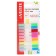 Bookmarks with an adhesive edge of 6 x 45 mm, 9 colors of 10 sheets, Z-clad, plastic, Devente, Neon