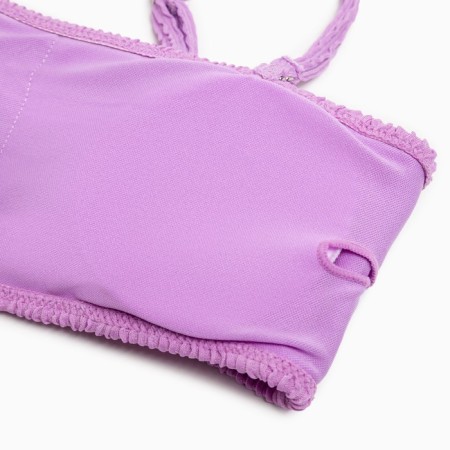 Swimsuit female separate minku plain color violet, size 44-7