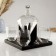 Mini -bar Rubin, on a stand, skeleton - 880 ml, glasses - 200 ml, 13.5 x 23 x 23 cm