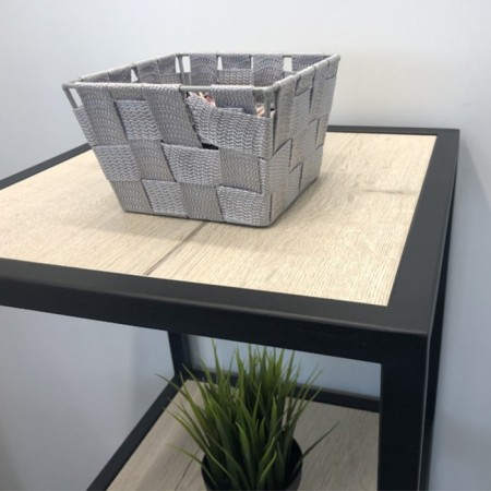 Стеллаж напольный Comforty Мальме 40, цвет дуб дымчатый-4