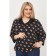 Female T-shirt, size 60, dark blue color