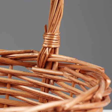 A set of wicker baskets (willow), 39x14/40 cm, 30x12/35 cm, 25x10/30 cm, 3 pcs., Light brown-4