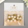 Decor for creativity plastic "lamb ball with loop" set 10 pcs 1x1.2 cm