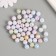 Beads for creativity plastic "Balls of pearl gradient" d = 1 cm set 50 pcs