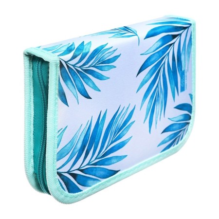 Penal 1 section, 130 x 210 x 40 mm, 2 folding strips, fabric, calligrata top, Content "Tropics"-3