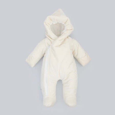 Set for discharge Winter Kinderlitto Velvet, 5 items, height 56-62 cm, gray-beige color-6